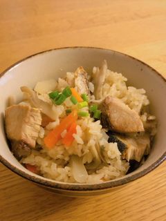 ぶりと舞茸の炊き込みご飯-レシピのメイン写真