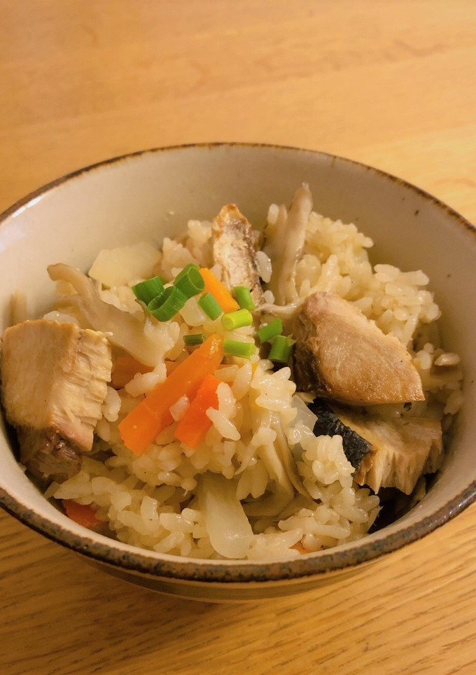 ぶりと舞茸の炊き込みご飯-レシピのメイン写真