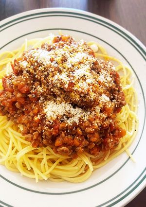 簡単美味しい栄養満点ミートソースパスタ♡-レシピのメイン写真