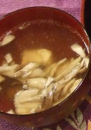 ひな祭りに♪焼き舞茸と鯛のお吸い物-レシピのメイン写真