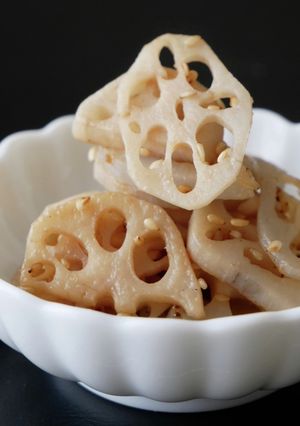 ダシダれんこん：冷凍弁当野菜おかず-レシピのメイン写真