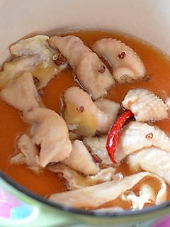 花椒が香る鶏皮のぷるぷる甘辛煮♪-レシピのメイン写真