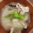 舞茸と長ねぎの味噌汁