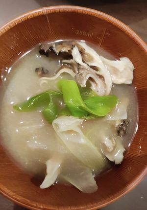 舞茸と長ねぎの味噌汁-レシピのメイン写真
