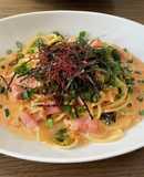 ソースが美味！キムチクリームパスタ