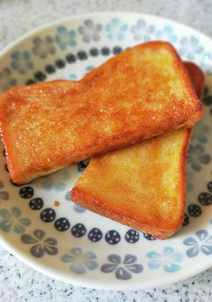 5分でキャラメリゼシナモントースト-レシピのメイン写真