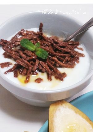 朝ごはんに シリアルでヨーグルト-レシピのメイン写真