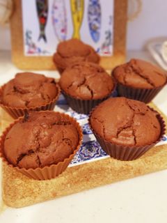 米粉と豆乳のナッツ入りチョコマフィン-レシピのメイン写真