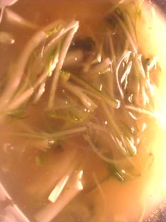 水菜と春雨のピリ辛あんかけスープ-レシピのメイン写真