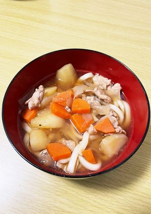 【リメイク】ピリ辛肉じゃがうどん-レシピのメイン写真