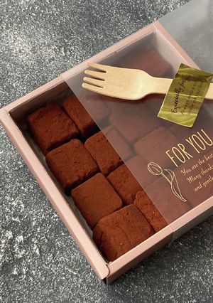板チョコdeとろける生チョコレート-レシピのメイン写真