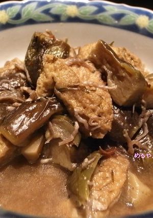 茄子と厚揚げの炊いたん-レシピのメイン写真