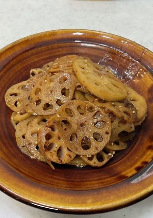 レンコンのきんぴら　作り置き　冷凍保存可-レシピのメイン写真