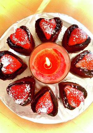 ハートの生チョコショートケーキ♡-レシピのメイン写真