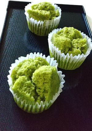 ふわっとはじける抹茶蒸しパン-レシピのメイン写真