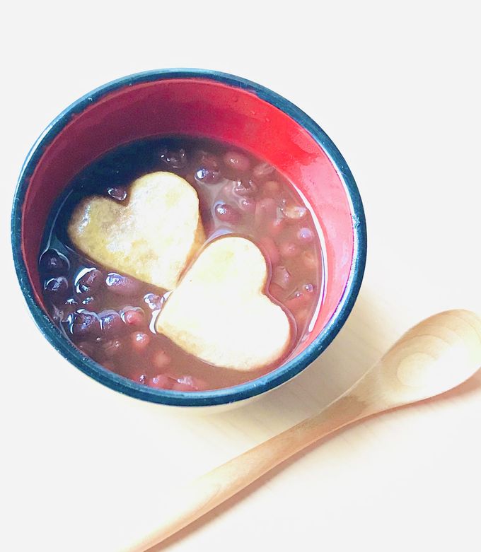 玄米餅のveganミニぜんざい-レシピのメイン写真