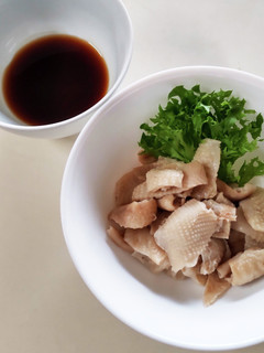 鶏皮のポン酢和え♡材料1つで旨い♪簡単-レシピのメイン写真