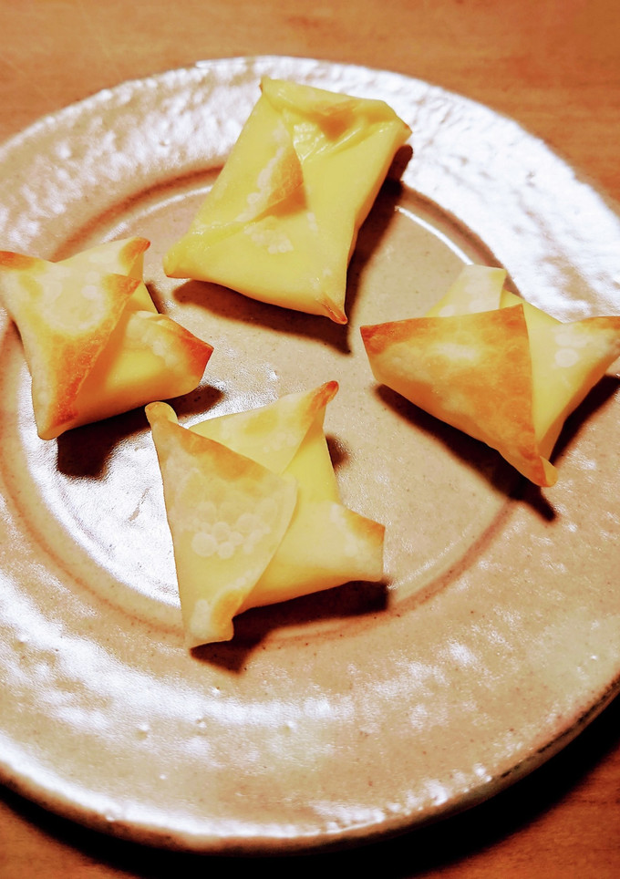 シウマイの皮チーズパイ？w-レシピのメイン写真