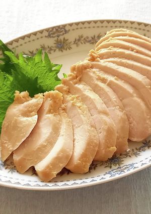 レンジで♪鶏チャーシュー風サラダチキン-レシピのメイン写真