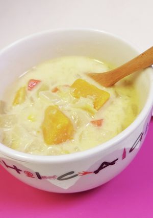 野菜たっぷり☆豆乳のパンプキンチャウダー-レシピのメイン写真