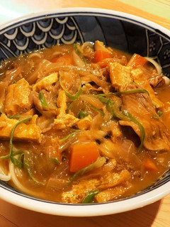 カレーの残りで簡単美味しいカレーうどん。-レシピのメイン写真