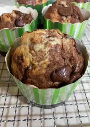 FPだけでマーブルチョコケーキ♪-レシピのメイン写真