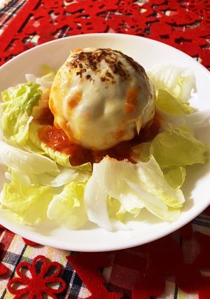 おしゃれに節約・トマトの肉詰め-レシピのメイン写真