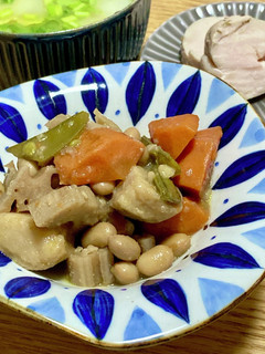 里芋と大豆入りの筑前煮-レシピのメイン写真