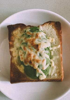 喫茶店のモーニング風 アボカドトースト-レシピのメイン写真