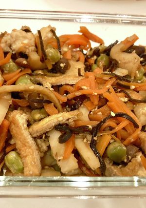 レンコンとにんじんの炒り豆腐-レシピのメイン写真