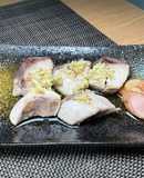 天然ブリのフライパンオリーブ焼き＋生姜