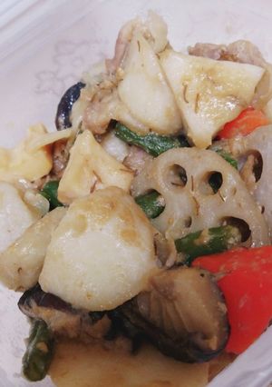 ずぼら飯◎豚バラと根菜の味噌炒め-レシピのメイン写真