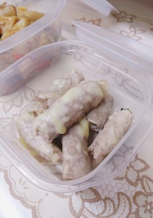 簡単ずぼら飯◎梅しそチーズ巻き-レシピのメイン写真