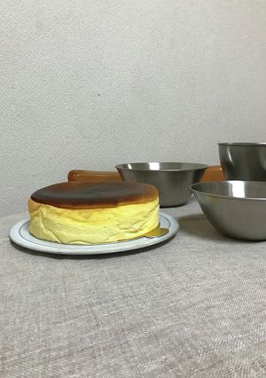 はちみつスフレチーズケーキ-レシピのメイン写真