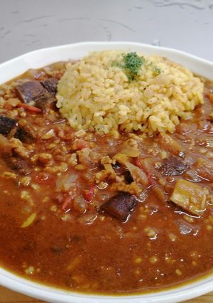 茄子の挽き肉カレー-レシピのメイン写真
