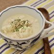 カリフラワーと鶏むね肉の豆乳スープ