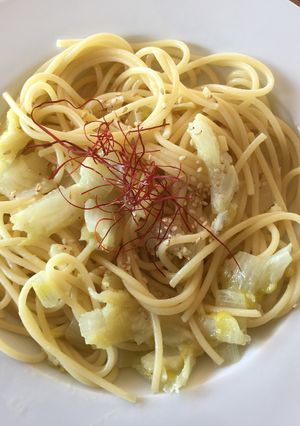 節電レシピ　超簡単　白菜のパスタ-レシピのメイン写真