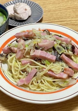 かぶとベーコンの柚子胡椒ペペロンチーノ-レシピのメイン写真