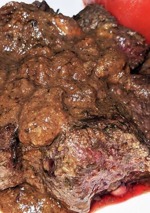 鹿肉のナッツソースステーキ-レシピのメイン写真