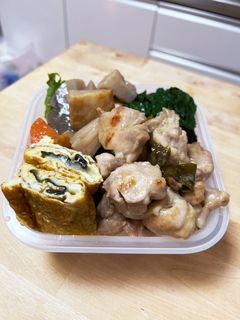 ワンパン調理☆鶏肉とかんたん酢炒め弁当-レシピのメイン写真