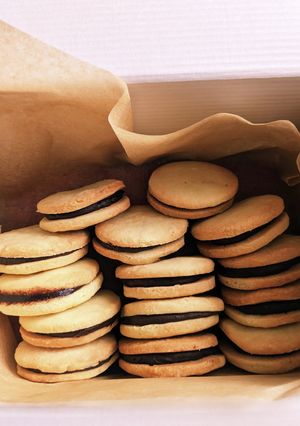 バレンタインに生チョコサンドサブレ-レシピのメイン写真
