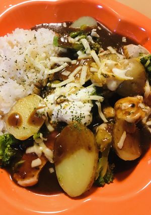 レトルト活用●鶏肉と野菜たくさんのカレー-レシピのメイン写真