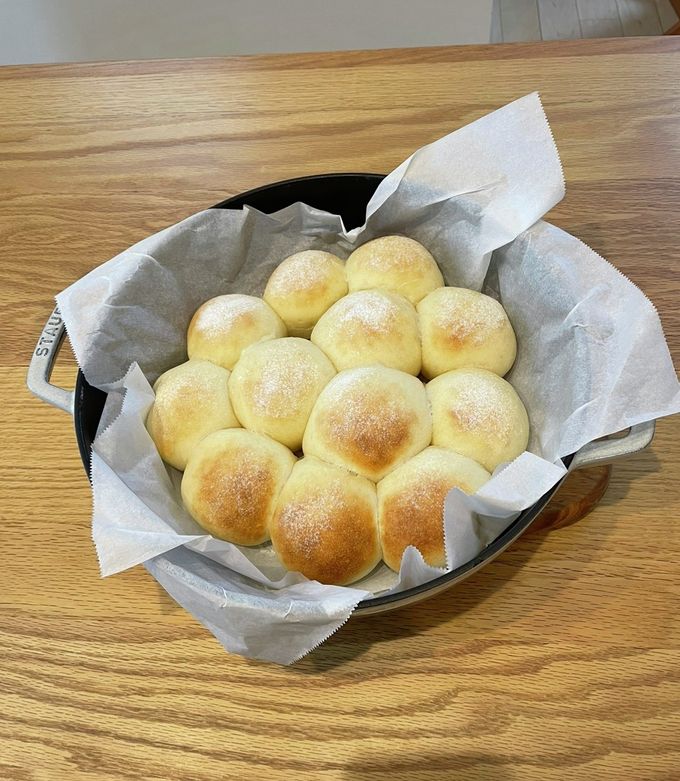 ちぎりパン ちぎりパン（Staub・ル・クルーゼ） by はるちゃん0921