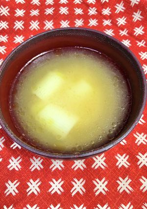 根深汁(長ねぎの味噌汁)-レシピのメイン写真