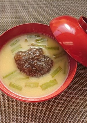 若ごぼうの味噌汁-レシピのメイン写真