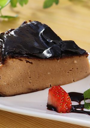 ［糖質制限］チョコバスクチーズケーキ-レシピのメイン写真