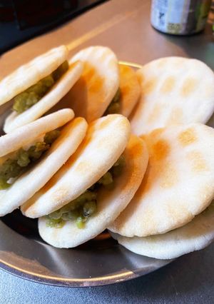サラダせんべいの醤油枝豆マヨサンド-レシピのメイン写真