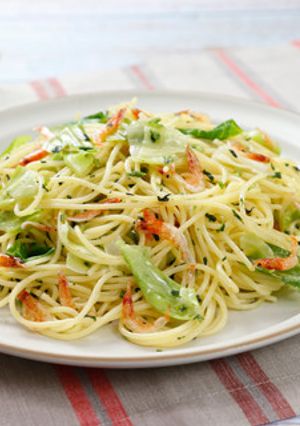 桜えびの春パスタ-レシピのメイン写真