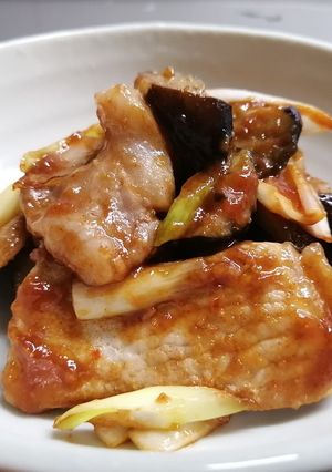 豚肉とナスの味噌炒め-レシピのメイン写真