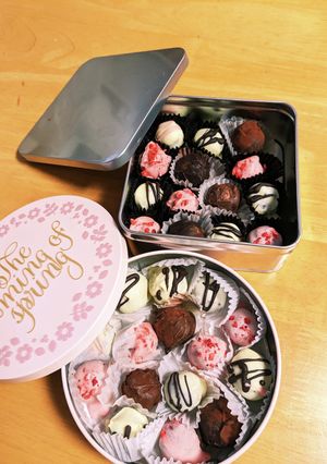 バレンタインにトリュフ（３種）-レシピのメイン写真